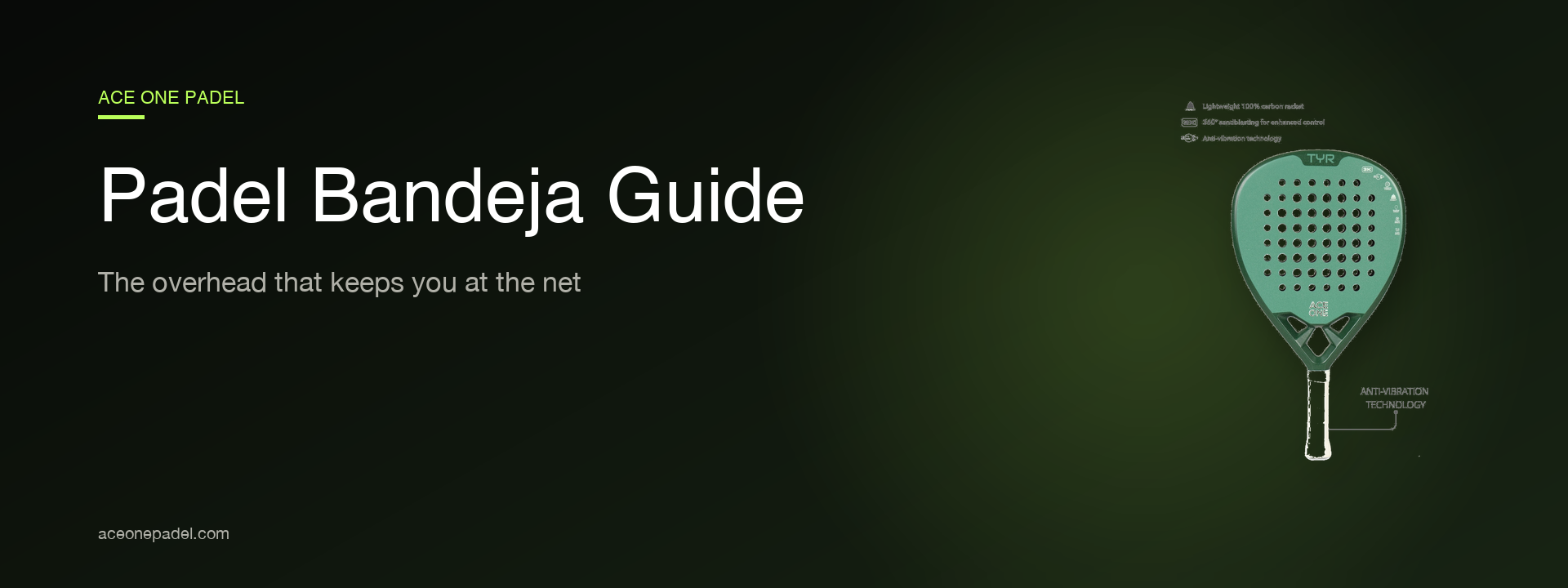 Padel bandeja technique guide — how to hit the overhead shot that keeps you at the net