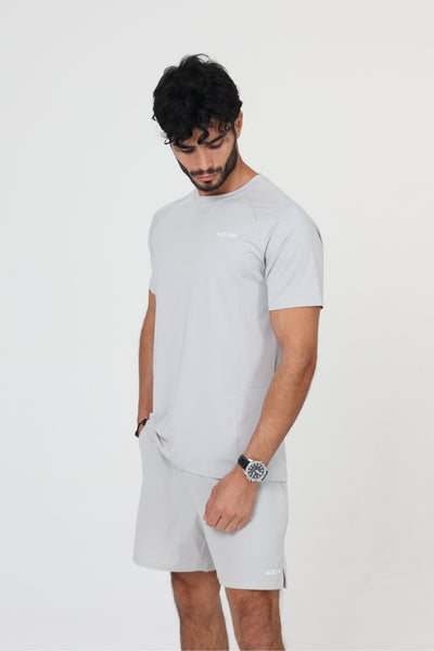 Short padel ACE ONE gris vue de dos