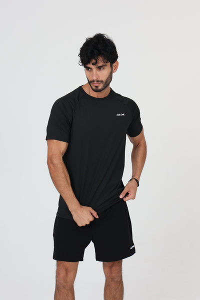 Short padel ACE ONE noir vue de dos