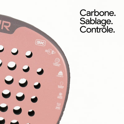 ACE ONE TŸR - Raquette de Padel Anti-Vibration, Confort & Contrôle