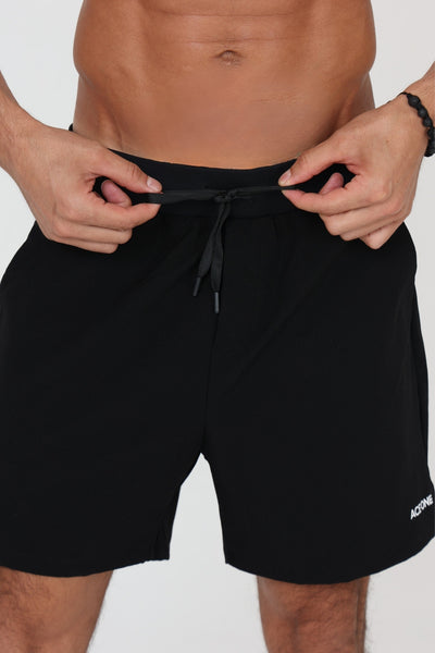 Short padel ACE ONE noir vue de face