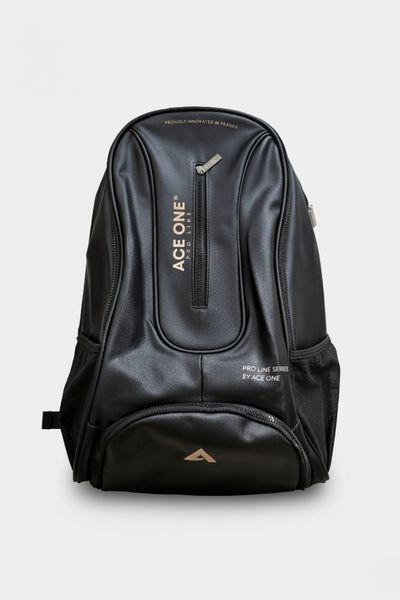 Sac à dos padel ACE ONE PRO-LINE noir avec compartiments ordinateur et raquettes